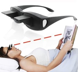 idee regalo originali gadget occhiali prismatici per leggere dal letto