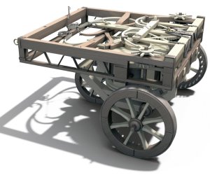 IDEE REGALO ORIGINALI GIOCHI CARRO LEONARDO DA VINCI