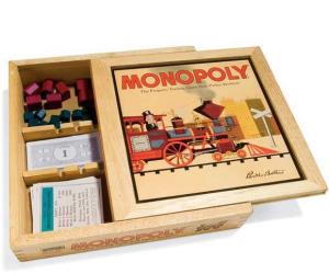 IDEE REGALO ORIGINALI GIOCHI GIOCATTOLI MONOPOLY DI LEGNO