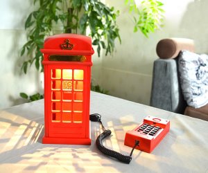 idee regalo originali telefono cabina telefonica