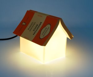 idee regalo originali lampada libro