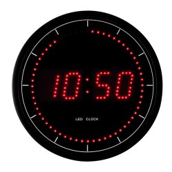 idee regalo originali orologio da parete a led