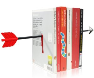 idee regalo originali per la casa fermalibri freccia magnetica