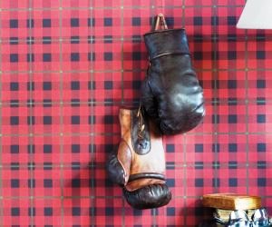 decorazione parete originale GUANTONI BOXE
