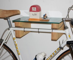 idee regalo originali mensola portabicicletta