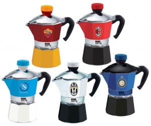 idee regalo originali per la cucina caffettiere squadre di calcio