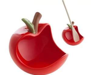 idee regalo originali per la cucina poggiamestolo a forma di mela