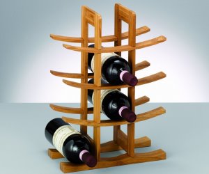 IDEE REGALO ORIGINALI PER LA CUCINA SCAFFALE PORTABOTTIGLIE