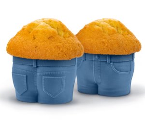 idee regalo originali set 4 formine per muffin jeans