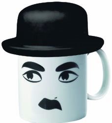 IDEE REGALO ORIGINALI TAZZA CHARLIE CHAPLIN