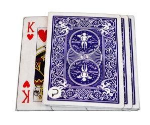 idee regalo originali portafoglio ultrasottile a forma di carte da poker
