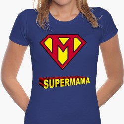 t-shirt DONNA originale sUPERMAMA