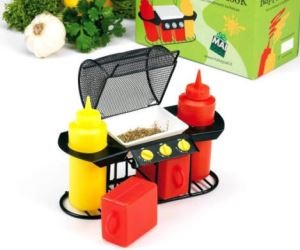 idee regalo originali regali per la cucina portasalse e condimenti barbecue