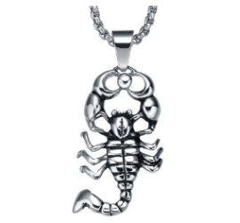 idee regalo originali regali per uomo collana scorpione