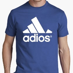t-shirt originale uomo adios