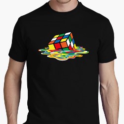 t-shirt originale cubo di rubik